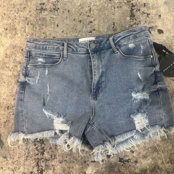 Articles Of Society Pants - NEW Articles of Society Distressed Jean Shorts size 29